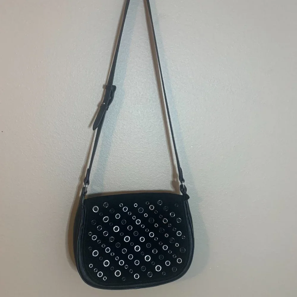 Quality Vince Camuto Leather and Suede Crossbody - Picture 3 of 12